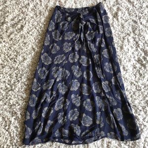 Banana Republic floral full length skirt
